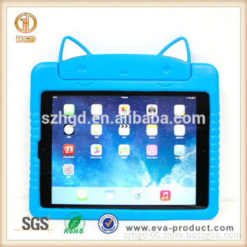 Lovely cat design kids shockproof tablet case for ipad 5 case